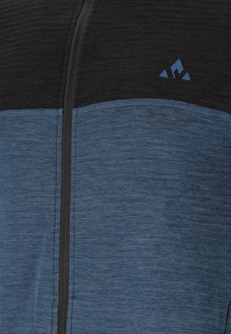 Whistler Athletic Zip-Up Hoodie 'Nevados' in Blue