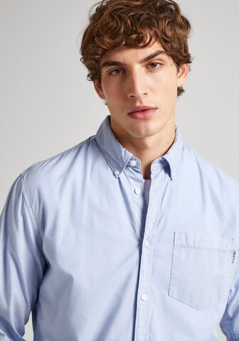 Pepe Jeans Regular fit Button Up Shirt in Blue