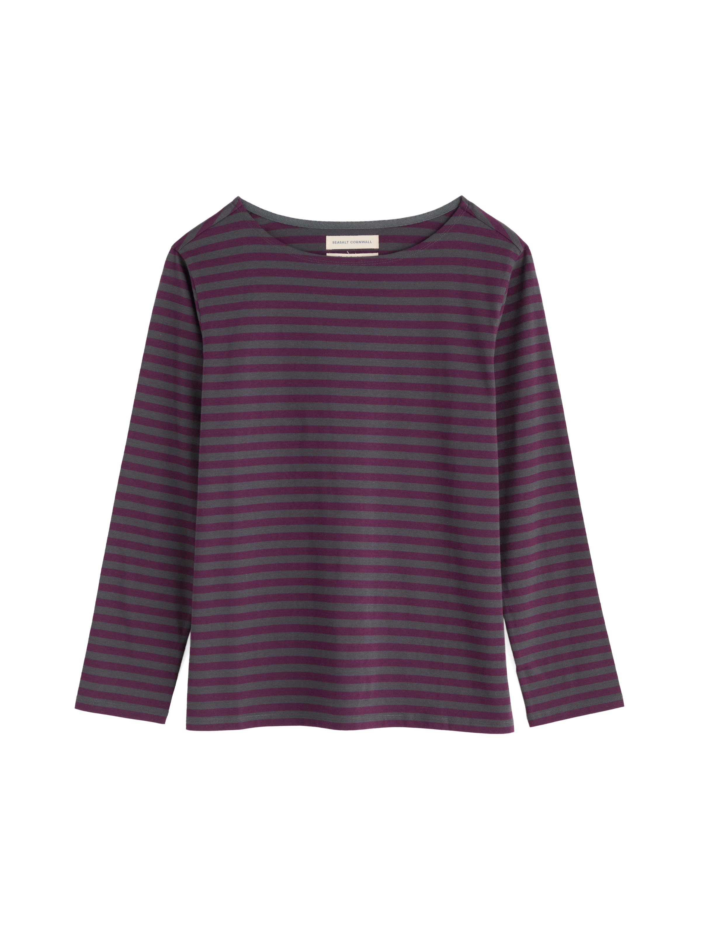 Seasalt Cornwall Shirt 'Sailor' in Lila: voorkant