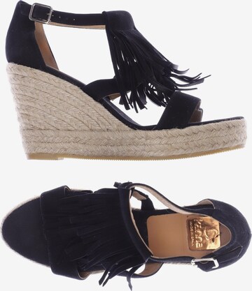 Kanna Sandals & High-Heeled Sandals in 39 in Black: front