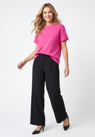 T-shirt usha BLACK LABEL en rose