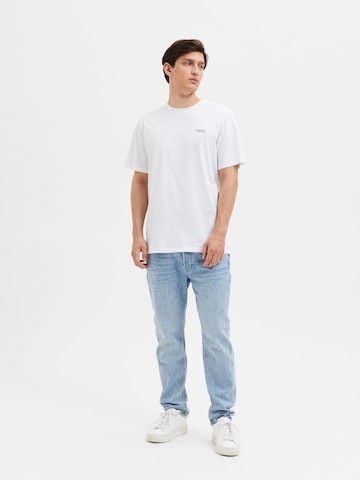 SELECTED HOMME - Camiseta 'ASPEN' en blanco