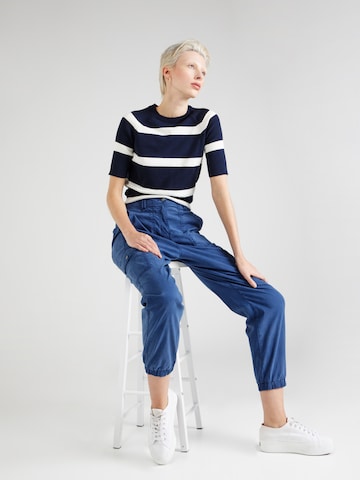 Effilé Pantalon cargo 'Dye' Marks & Spencer en bleu