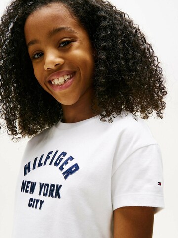TOMMY HILFIGER Shirt 'Logo Appliqué' in White