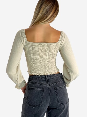 Elara Bluse in Beige