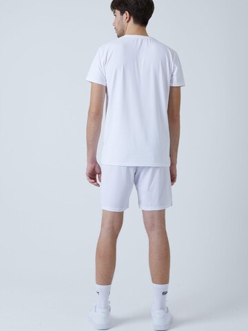 SPORTKIND Performance shirt 'Crew Neck' in White