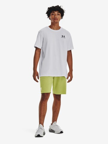 T-Shirt fonctionnel UNDER ARMOUR en blanc