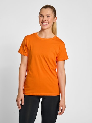 T-shirt Hummel en orange : devant