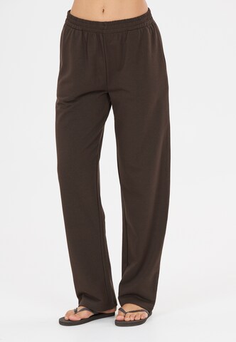 Athlecia Regular Sports trousers 'Crecy' in Brown: front