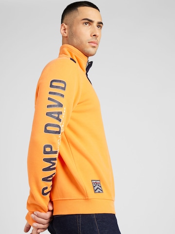 CAMP DAVID Sweatshirt in Orange