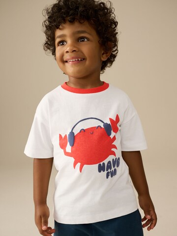 Next T-shirt i vit: framsida