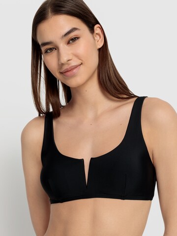 LSCN by LASCANA Bralette Bikini Top in Black: front