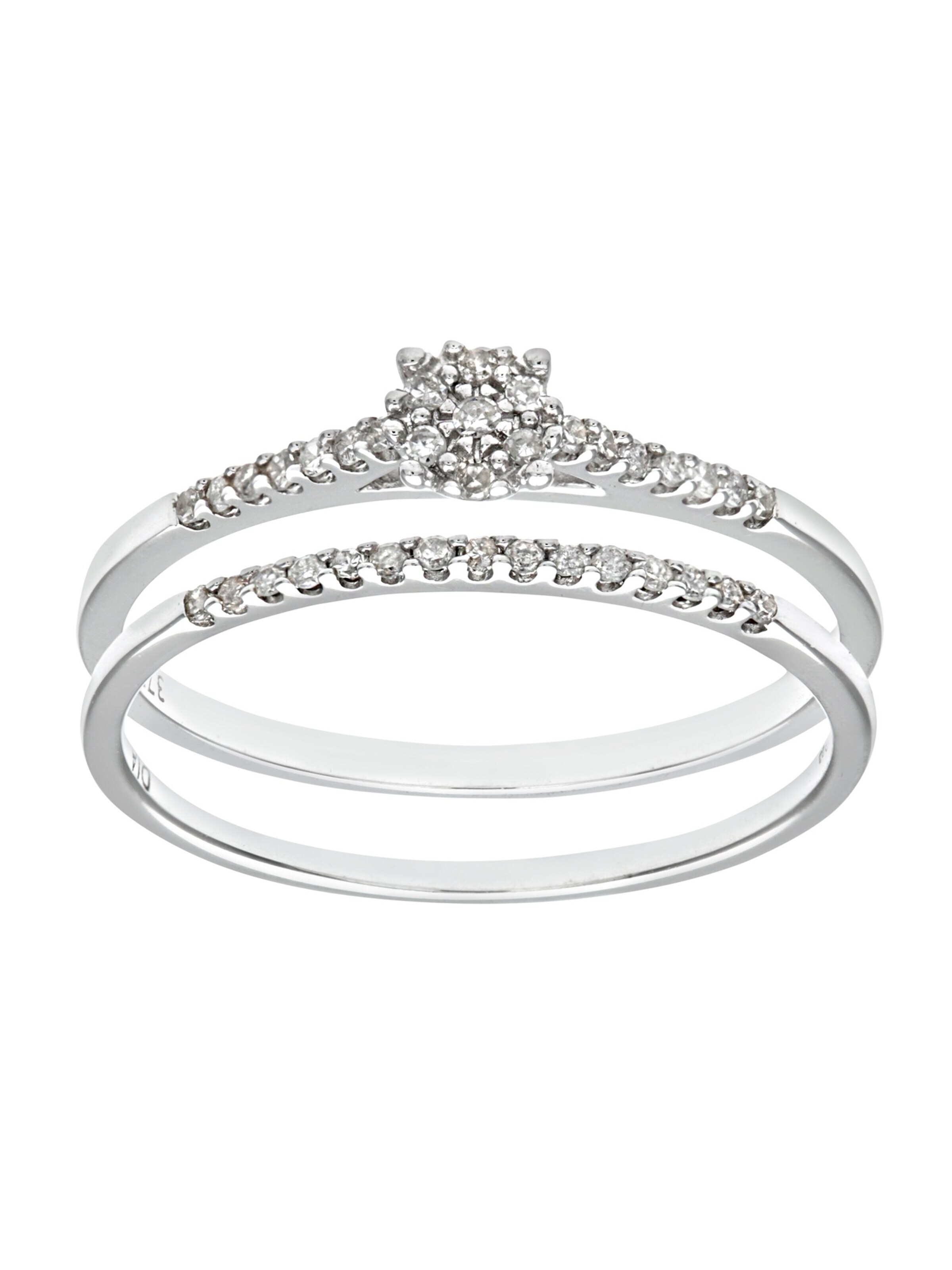 DIAMANT LETERNEL Ring‌‌‌‌ in Silber: Vorderseite