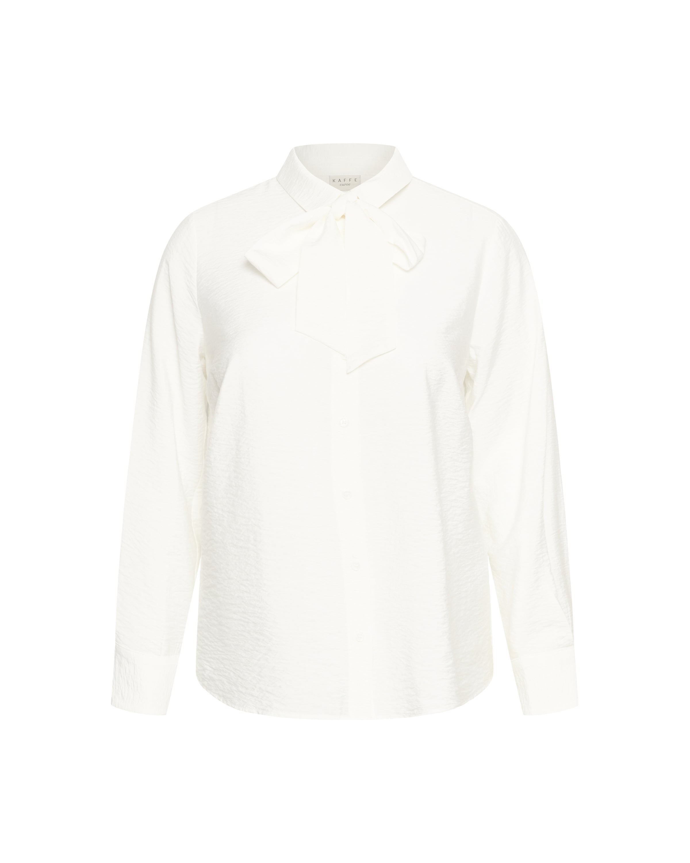 KAFFE CURVE Blouse 'Gila' in White: front