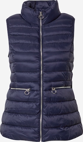 Gilet 'MADELINE' ONLY en bleu : devant