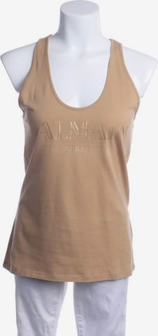 Balmain Top & Shirt in S in Brown: front