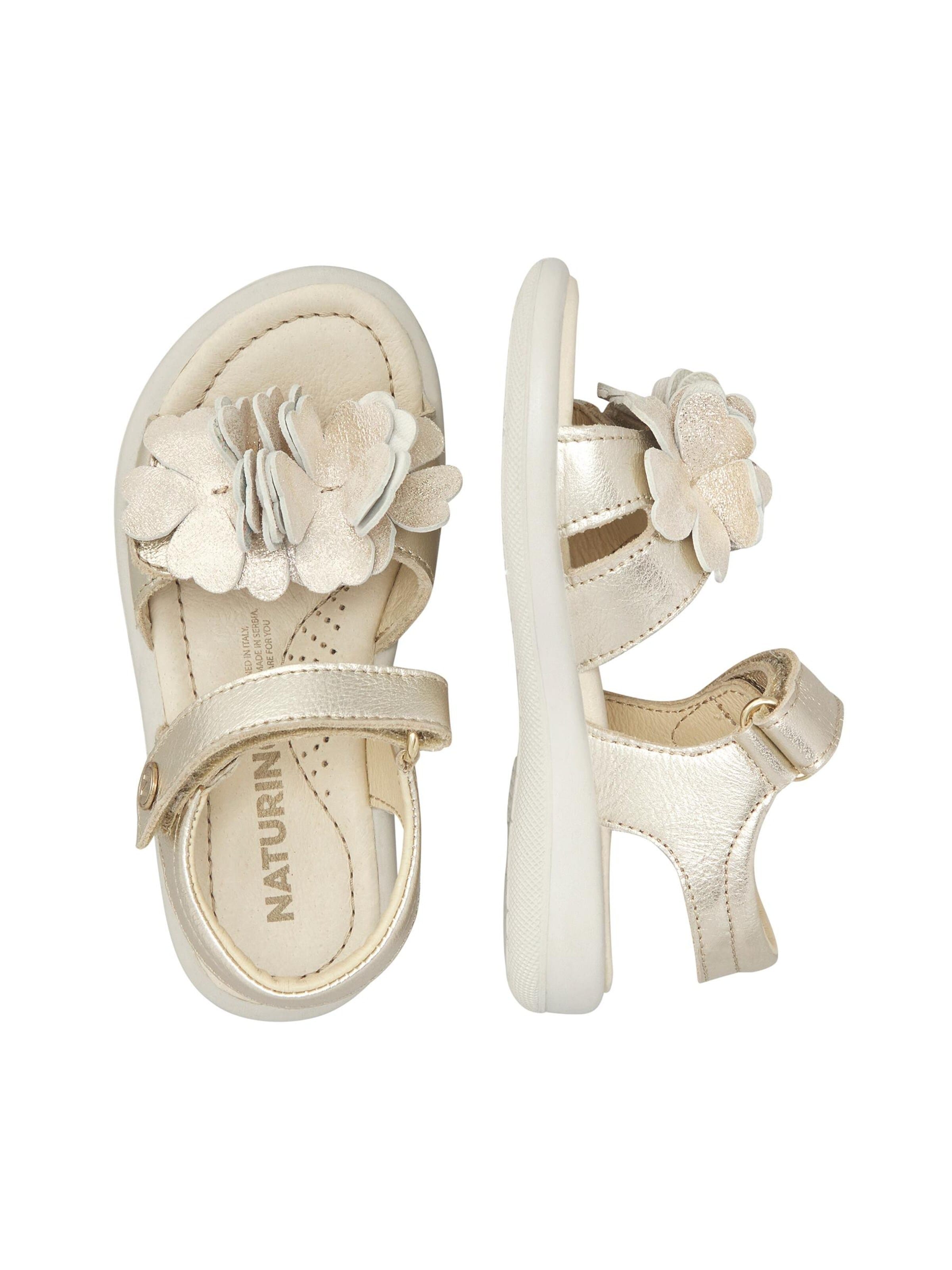 NATURINO Sandals 'SALYA' in Gold
