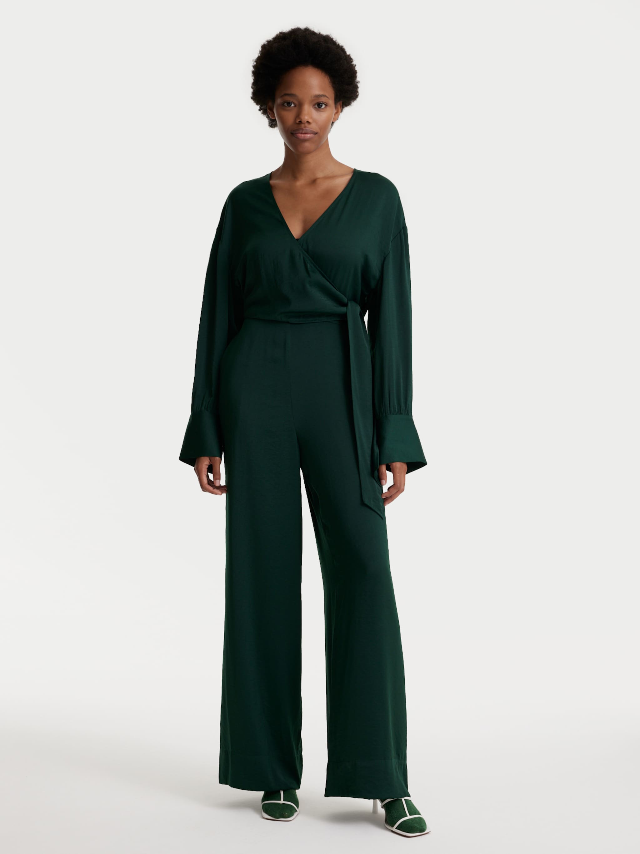 EDITED Producten Jumpsuit 'Panthea' Donkergroen