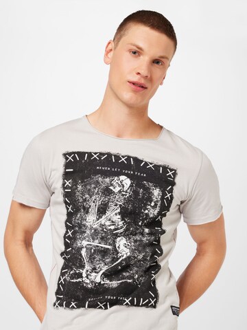 T-Shirt 'DECIDE' Key Largo en gris