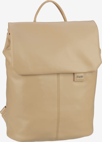 ZWEI Backpack 'Mademoiselle' in Beige: front