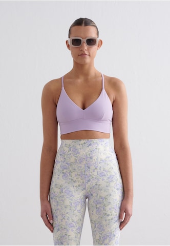 Bustino Reggiseno sportivo 'Sense' di Aim'n in lilla: frontale