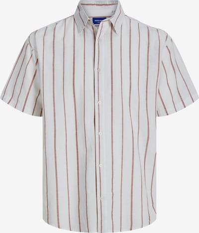 JACK & JONES Krekls 'JORJOSHUA', krāsa - brūns / vilnbalts, Preces skats