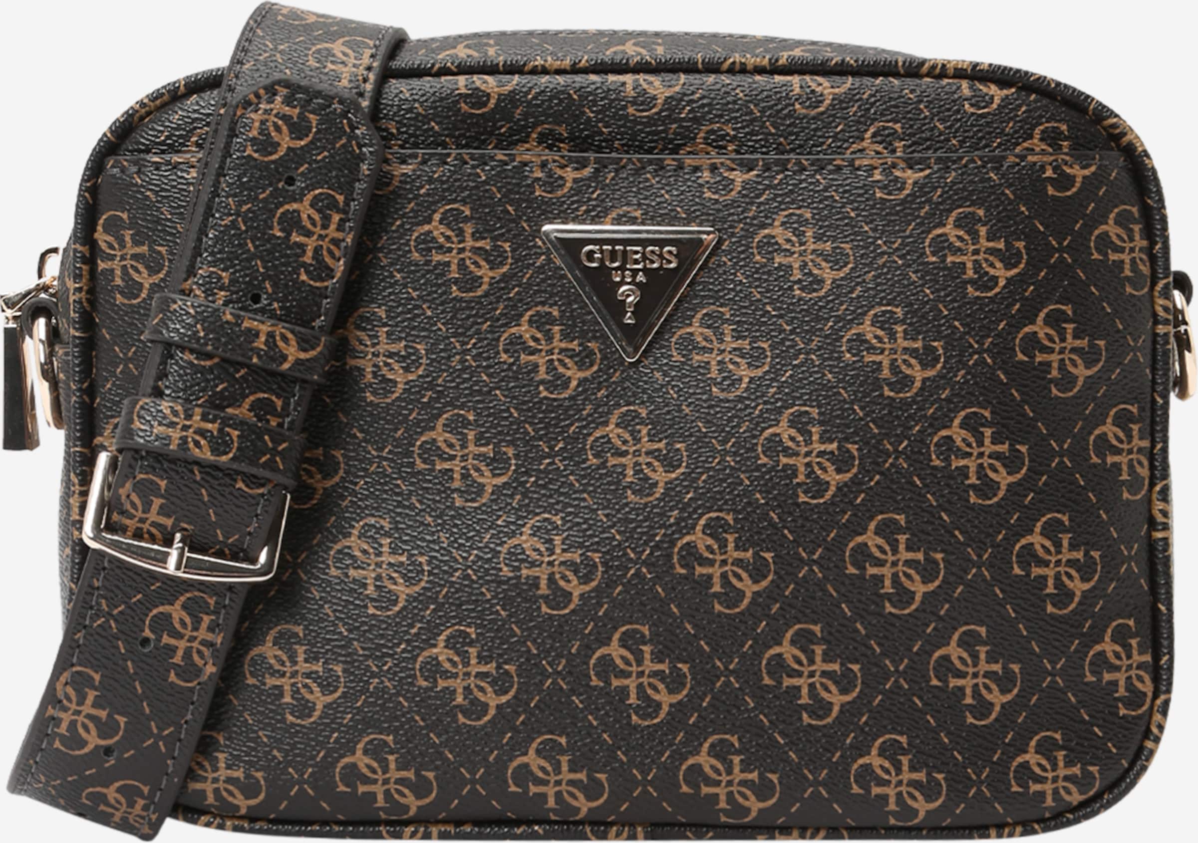 GUESS Crossbody bag MERIDIAN in Dark Brown ABOUT YOU