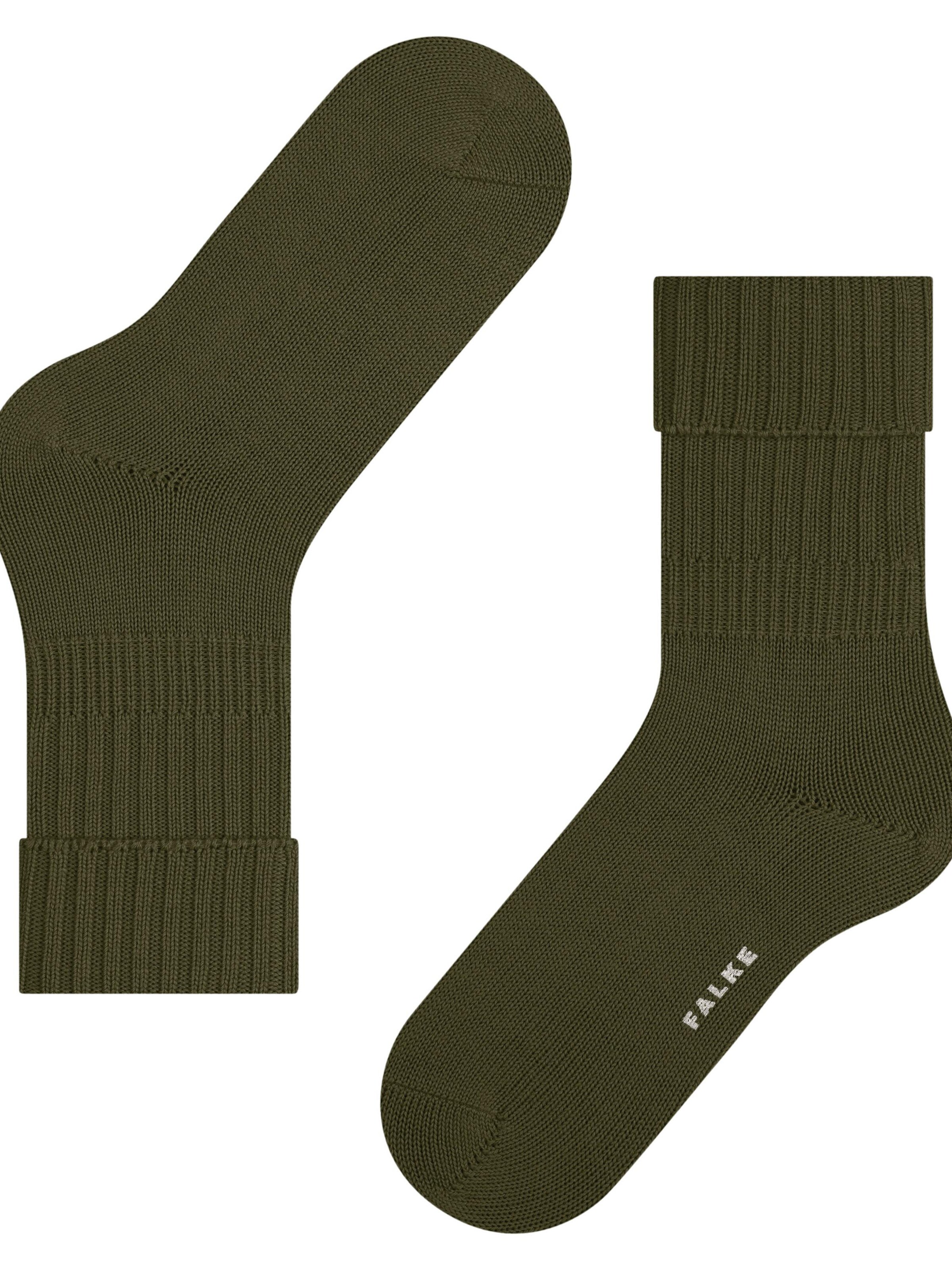 FALKE Socken 'Striggings Rib'‌‌‌ in Grün