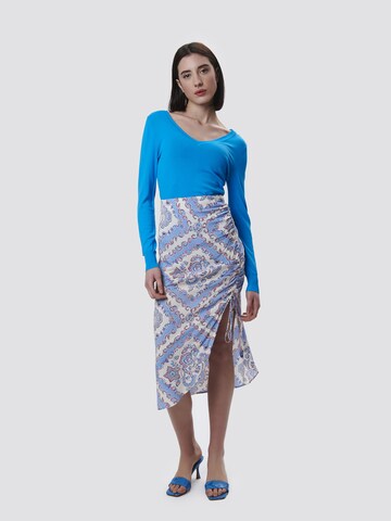 Influencer Pullover in Blau