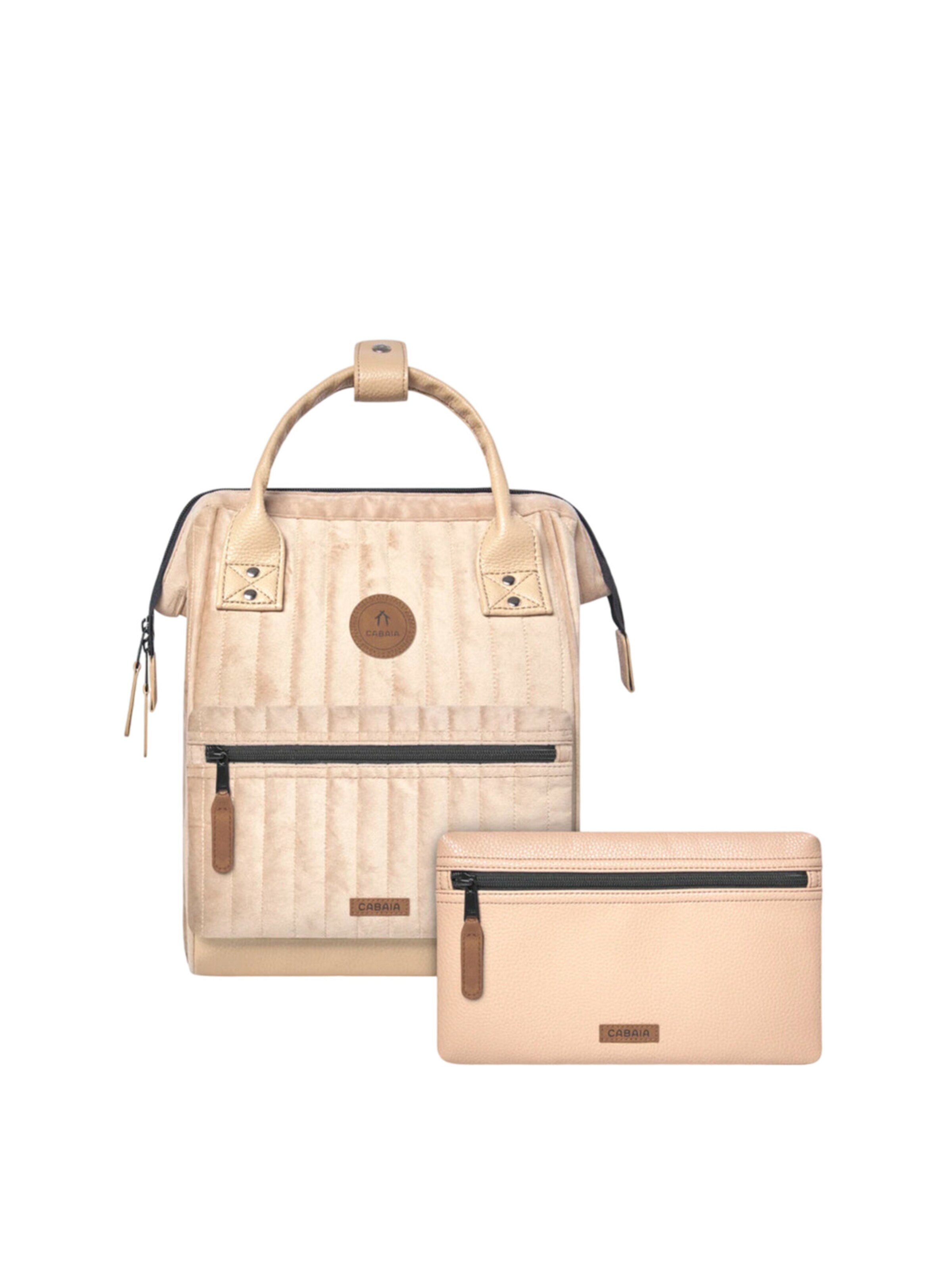 Cabaia Backpack 'Guadalajara S' in Beige: front