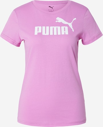 PUMA Koszulka funkcyjna 'ESS No. 1' w kolorze fioletowy: przód