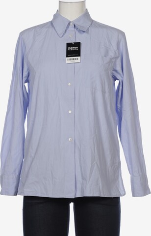 JIL SANDER Bluse M in Blau: predná strana