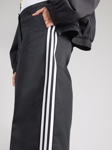 juoda ADIDAS ORIGINALS Plačios klešnės Kelnės su kantu