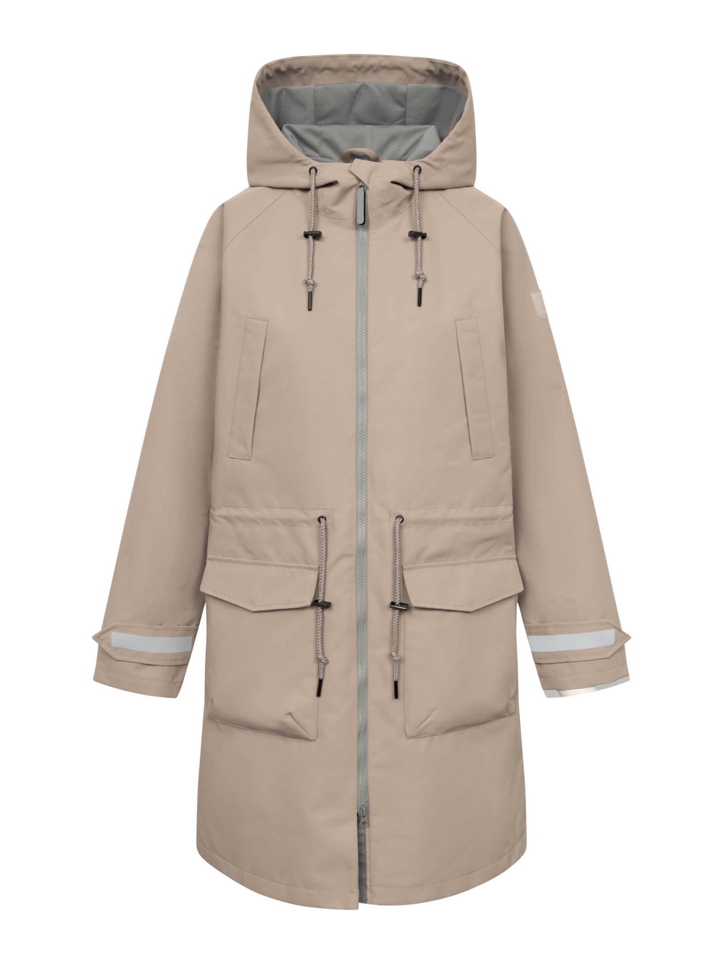 Derbe Raincoat 'Phoeby' in Beige: front