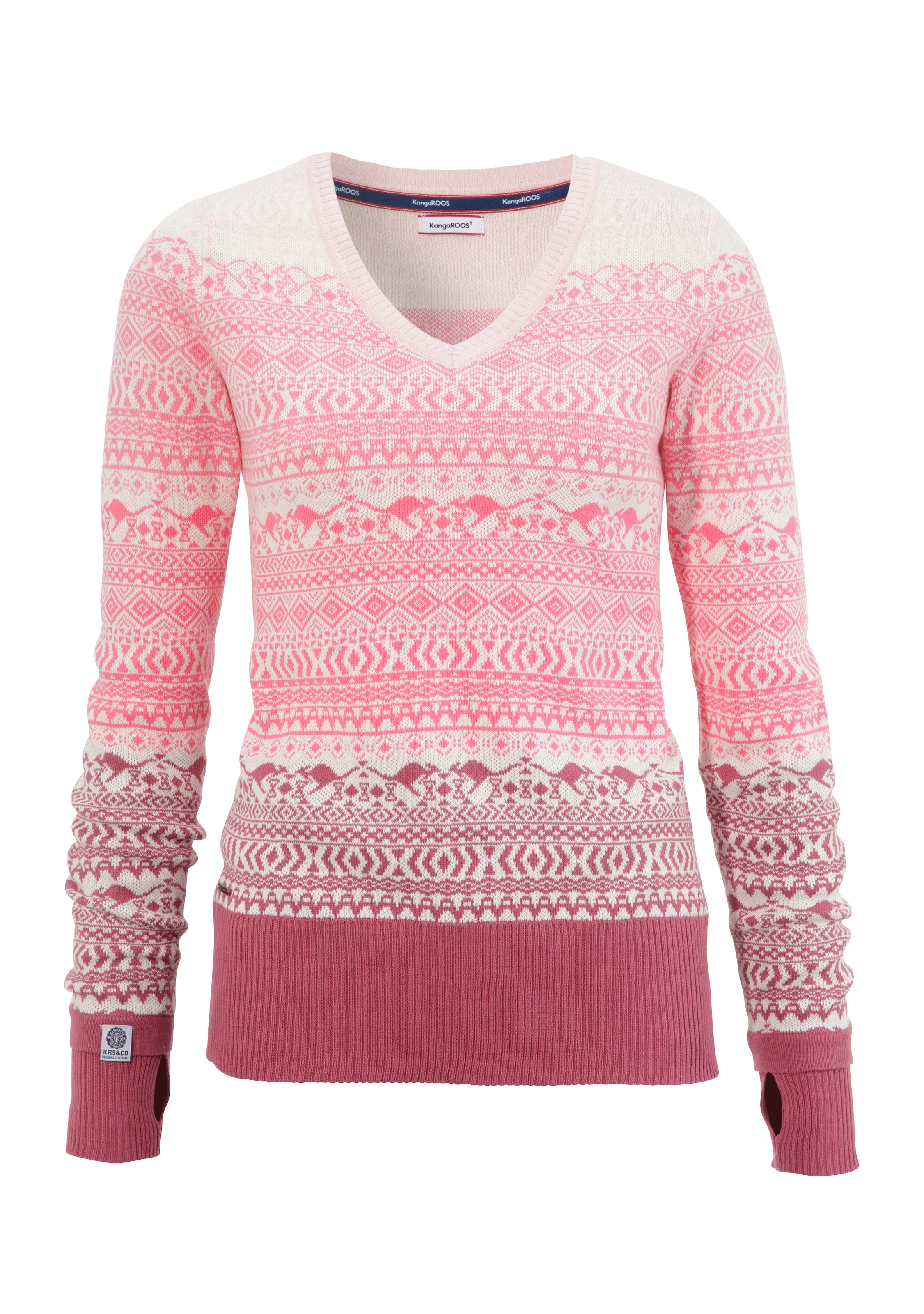 KangaROOS Pullover in Pink: Vorderseite