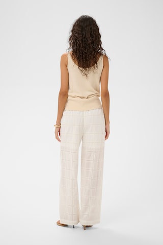 Wide Leg Pantalon 'SLCarmelita' SOAKED IN LUXURY en beige