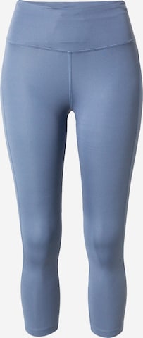 Skinny Pantalon de sport NIKE en bleu : devant
