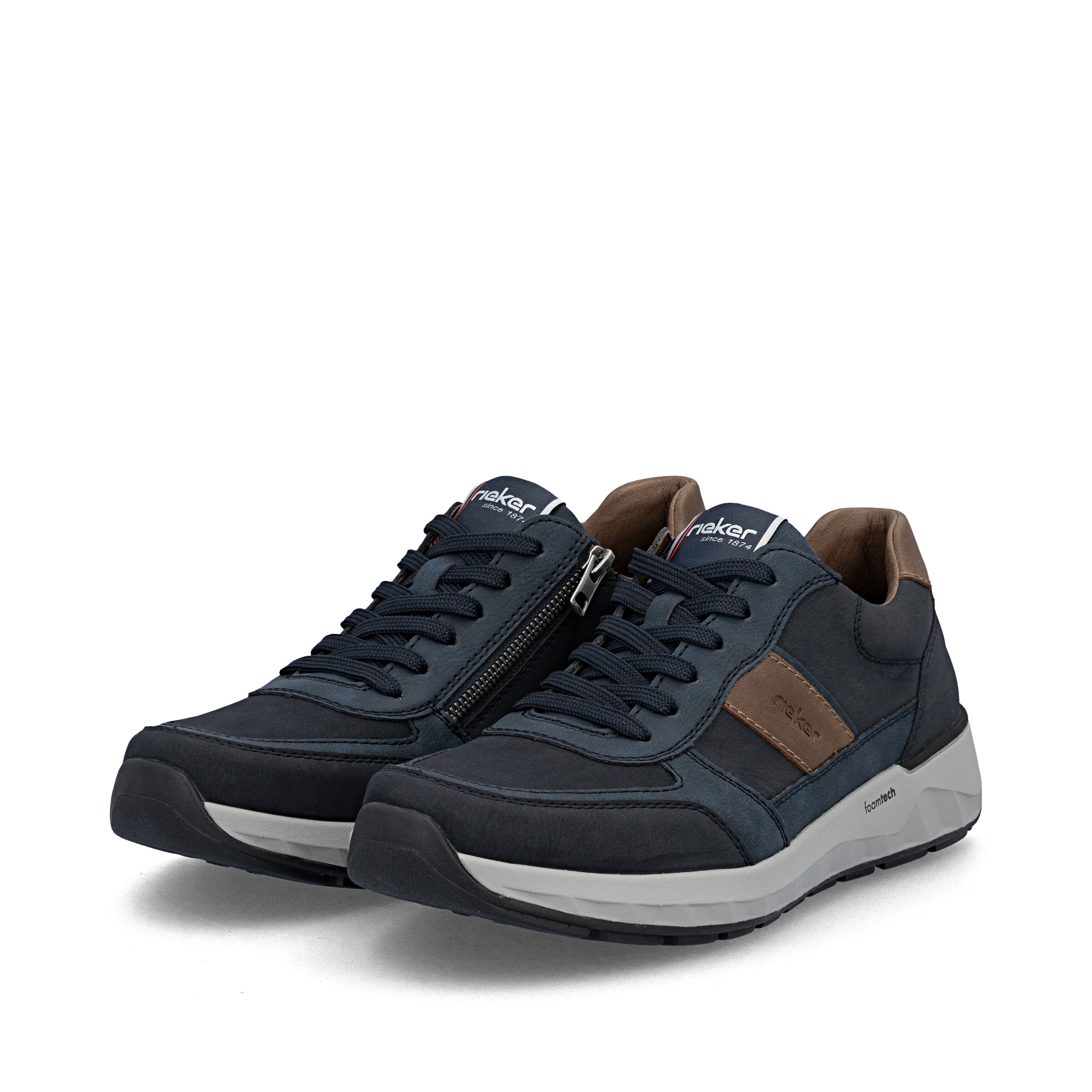 Chaussure à lacets Rieker en bleu