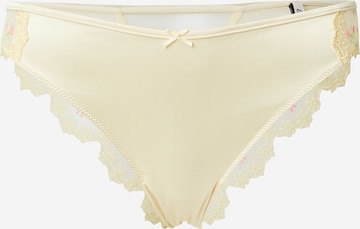 geltona ETAM Moteriškos kelnaitės 'REVEUSE': priekis