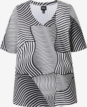 Ulla Popken Shirt in Schwarz: Vorderseite