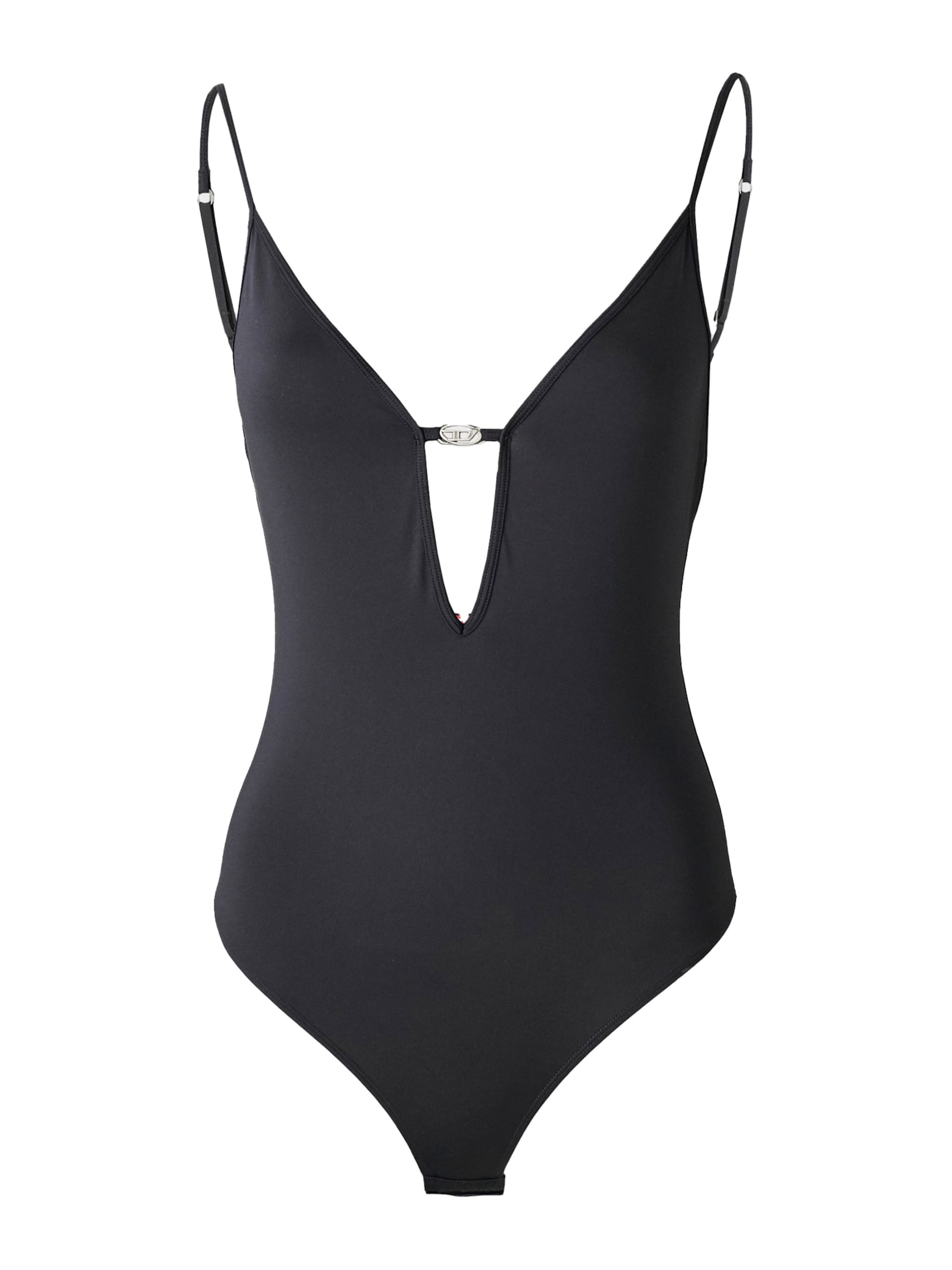 DIESEL Bodisärk, värv must: eest vaates