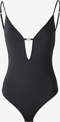 juoda DIESEL Marškinėliai-glaustinukė: priekis