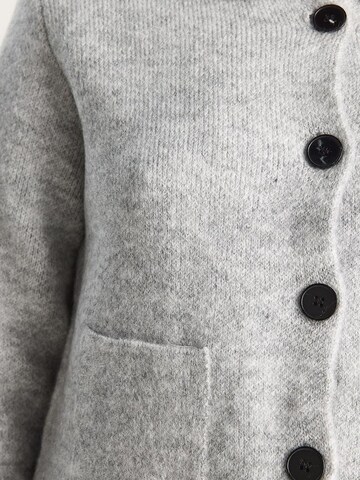 Bianco Lucci Strickjacke in Grau
