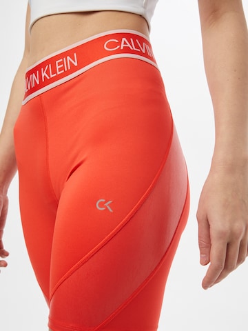 Calvin Klein Sport Skinny Sporthose in Pink