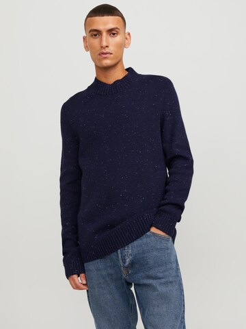 Pull-over 'BLANOLAN' JACK & JONES en bleu : devant