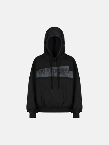 ENRAGE Sweatshirt 'TAPE' in Black: front