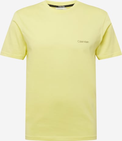 Calvin Klein T-Shirt en jaune citron / noir, Vue avec produit