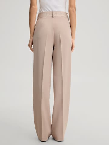 JOOP! Regular Trousers with creases in Beige