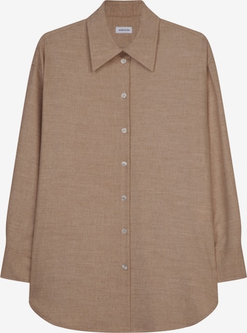 SEIDENSTICKER Blouse 'Schwarze Rose' in Brown: front