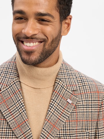 Finshley & Harding London Between-seasons coat in Brown